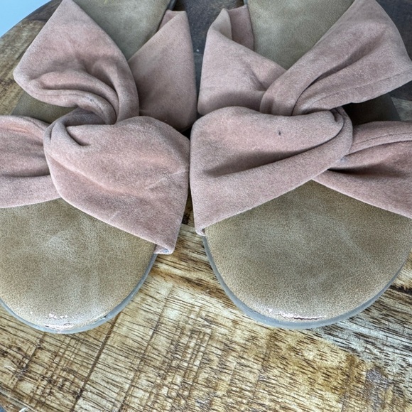 Lulus Suede Knotted Sandal Slip on  Size 9 - Picture 3 of 5